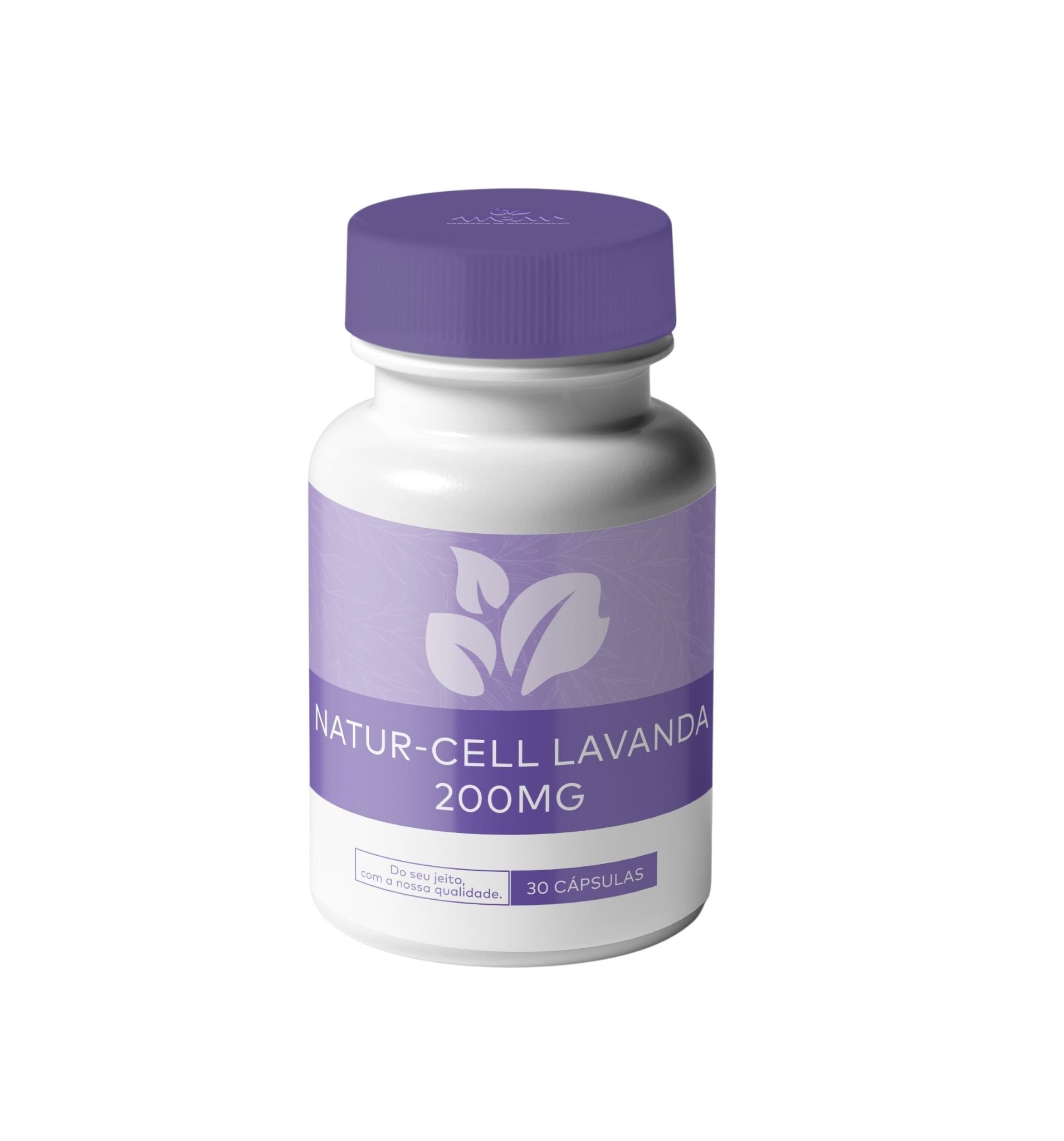 Natur-Cell Lavanda 200mg - Cápsulas que promovem sensação de calma e relaxamento