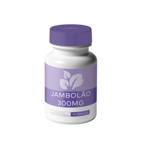 jambolão 300mg - Cápsulas com Ação antioxidante, previne o envelhecimento, antiviral, anti-inflamatória e antialérgica. 