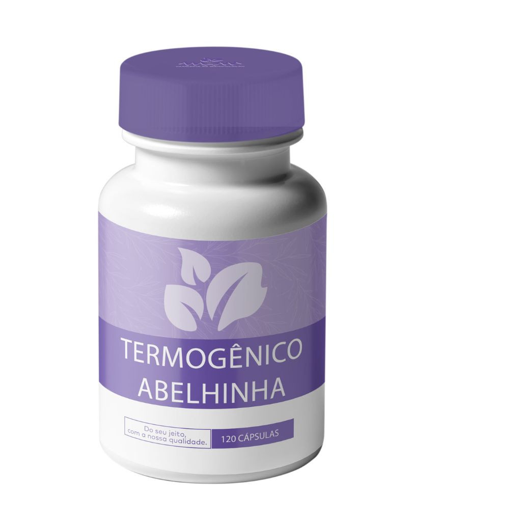 Termogênico Abelhinha - 120 Cápsulas que aumentam o gasto calórico durante a atividade física e acelera o metabolismo basal 