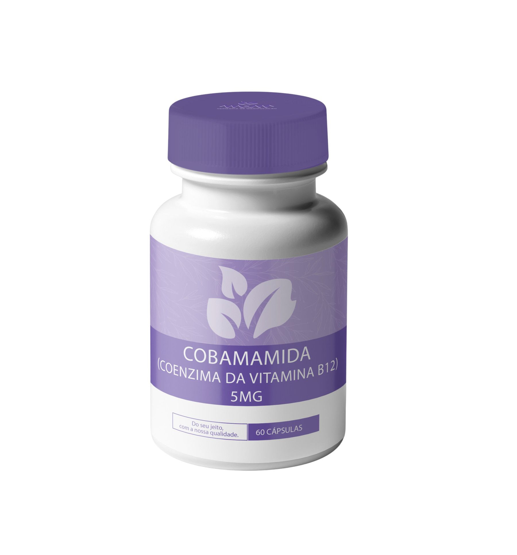 Cobamamida 5mg (Coenzima da Vitamina B12) Cápsulas